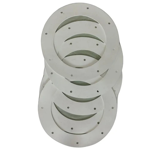 Round Flange Gaskets - Silicon Material, 5mm to 500mm Diameter, Grey Color, 1mm to 15mm Thickness, 65 Shore A Hardness, 250°C Max Temperature