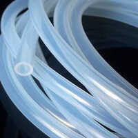 Transparent Silicone Tube - 60 To 65 Shore A Hardness, Round Shape For Optimal Leakage Prevention And Fluid Visibility
