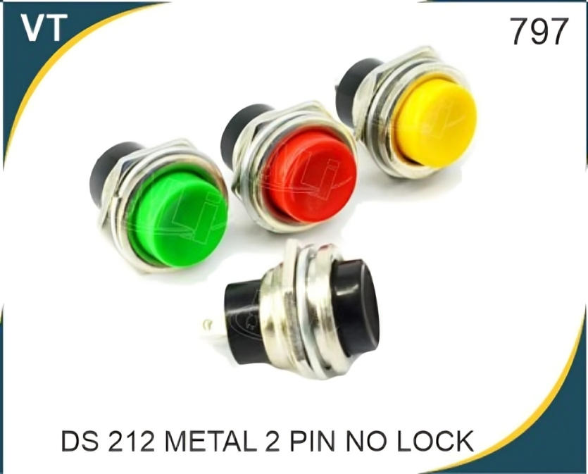DS 212 YELLOW METAL NO-LOCK - UV Stabilized Normal Terminal Capacity 100 Piece MOQ | Durable for Industrial Machinery Automotive Security Systems