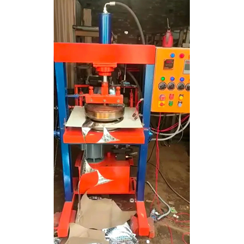 Hydraulic Single Die Paper Plate Machine - Grade: Semi-Automatic