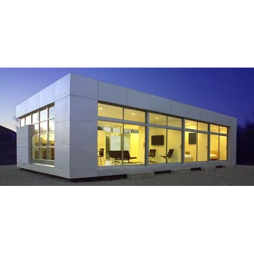 Prefabricated Glass Office Cabin