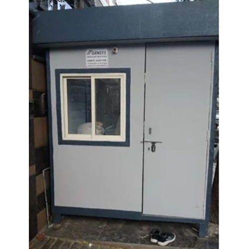 Prefabricated Security Cabin - Color: Grey