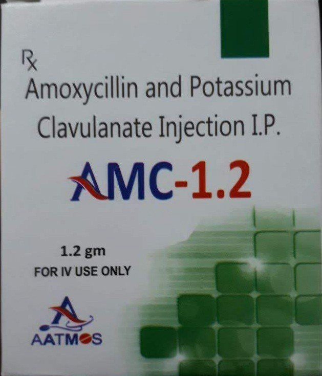 AMC-1.2 INJ AMOXYCILIN & POTASSIUM CLAVULANATE INJECTION IP