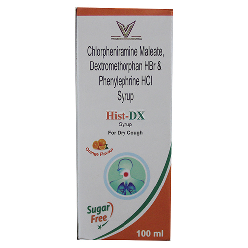 Hist-Dx Dry Cough Syrup - Physical Form: Liquid