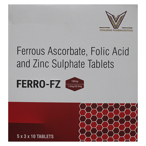 Ferro-Fz Tablets - Storage Instructions: Cool & Dry Place