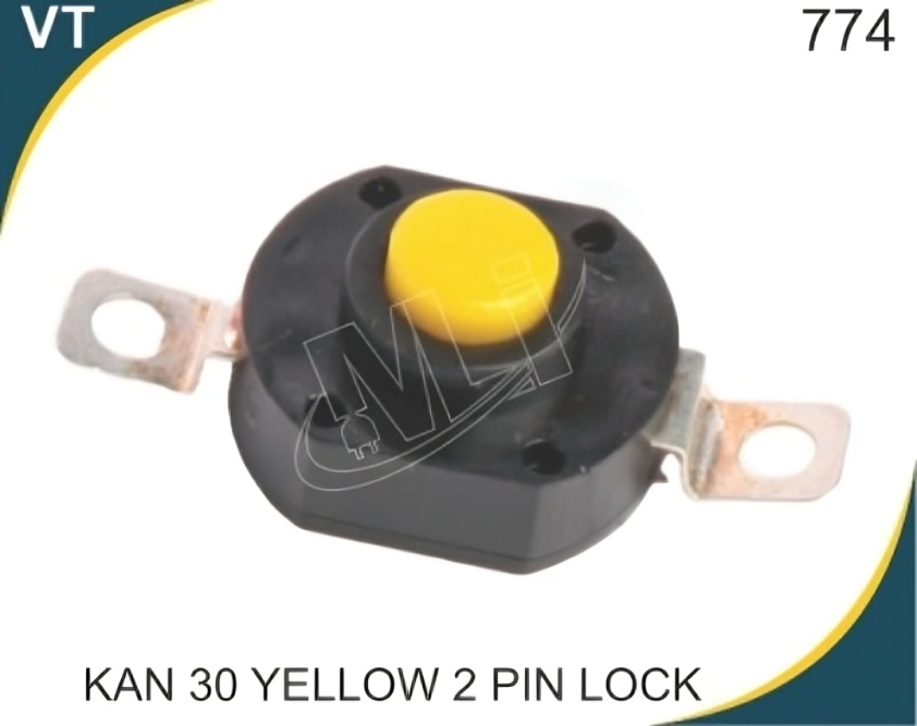 KAN 30 YELLOW 2 PIN LOCK