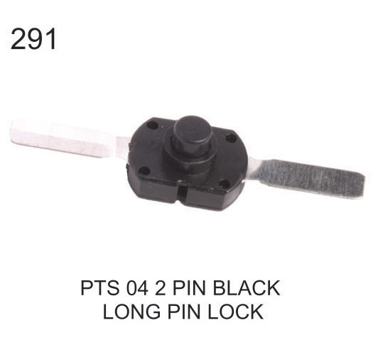 PTS 04 2 PIN BLACK LONG PIN LOCK