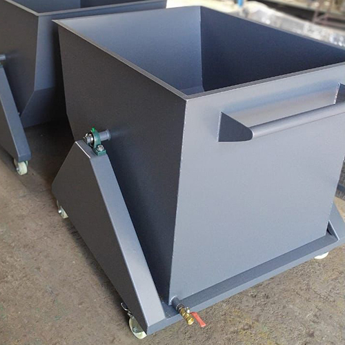 Industrial Chip Trolley - Color: Grey