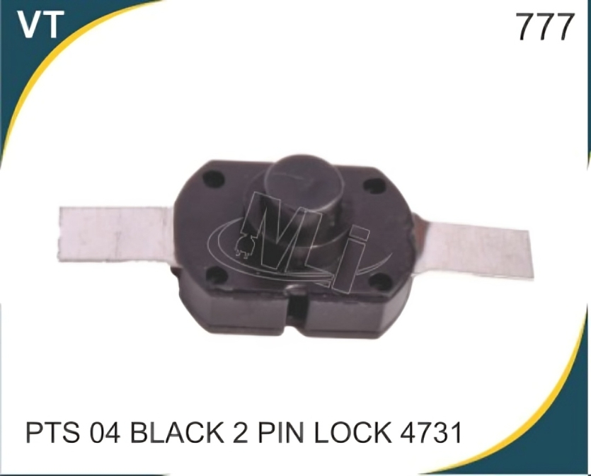 PTS 04 BLACK 2 PIN LOCK 4731