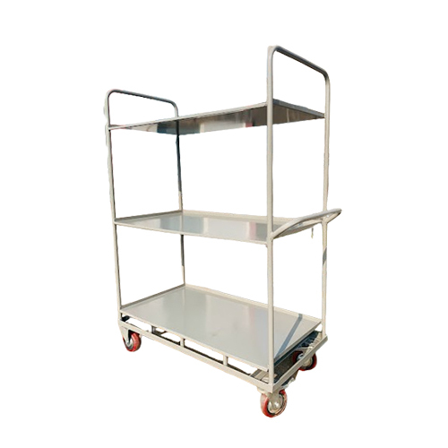 Ss 3 Layer Trolley - Color: As Per Requirement