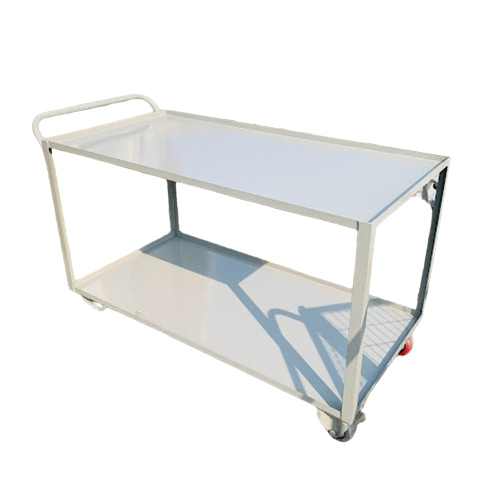 Ss Double Decker Trolley - Color: As Per Requirement