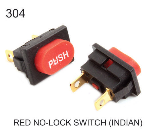 RED NO-LOCK SWITCH