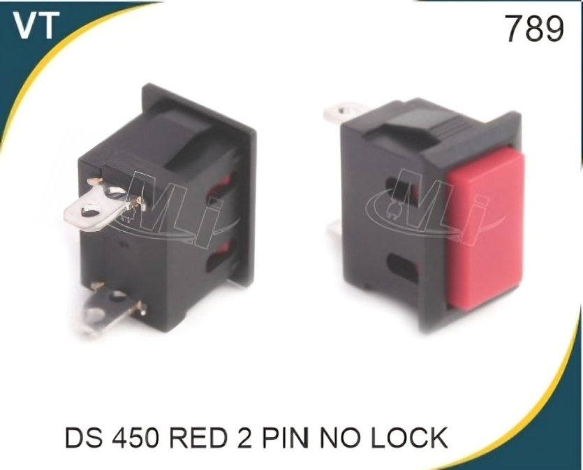 DS 450 RED 2 PIN NO-LOCK