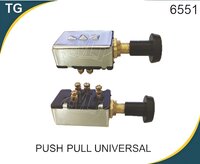 Push-pull Universal - 30 Mm, Black | 30 A Current Rating, 240v Voltage, Easy Panel Mounting With Space-saving Design