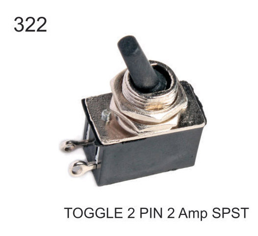 TOGGLE 2 PIN AMP SPST