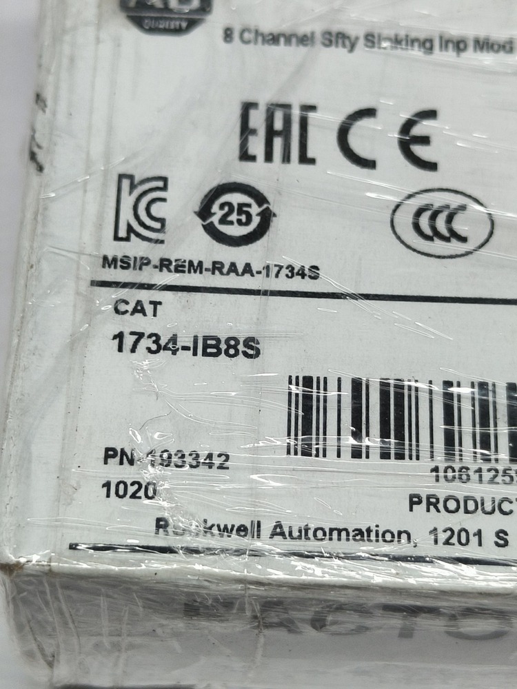 Allen Bradly 1734-ib8s Digital Safety Input Module
