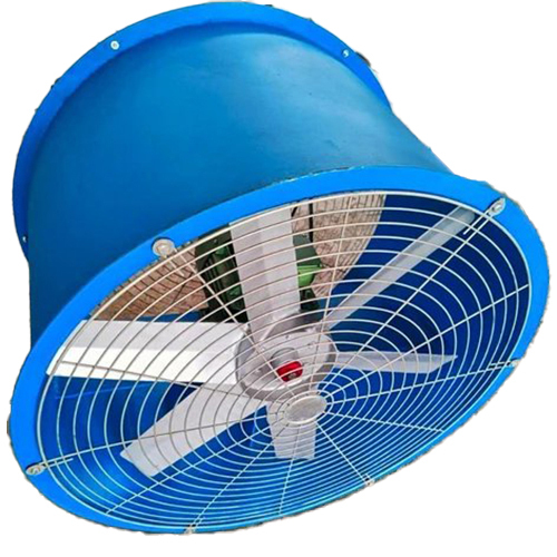 24 Inch Industrial Axial Flow Fan - Color: Blue