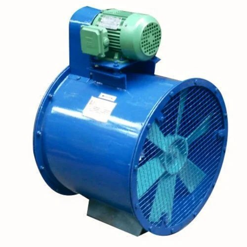 Belt Drive Vane Axial Fan - Color: Blue