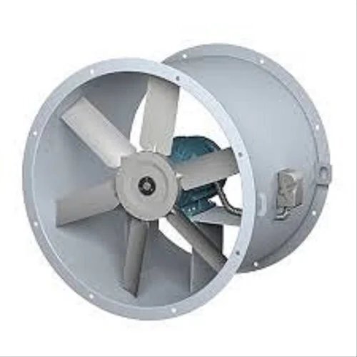 Cast Iron Belt Drive Axial Flow Fans - Color: Grey