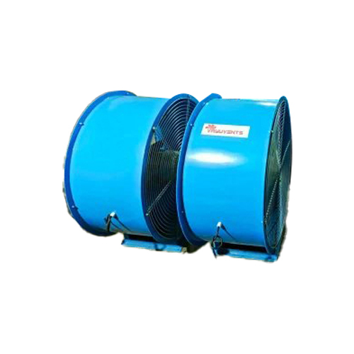 Pp Frp Tube Axial Fan - Color: Blue