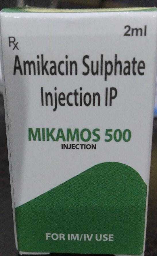 MIKAMOS 500  INJ  AMIKACIN SULPHATE  INJECTION IP