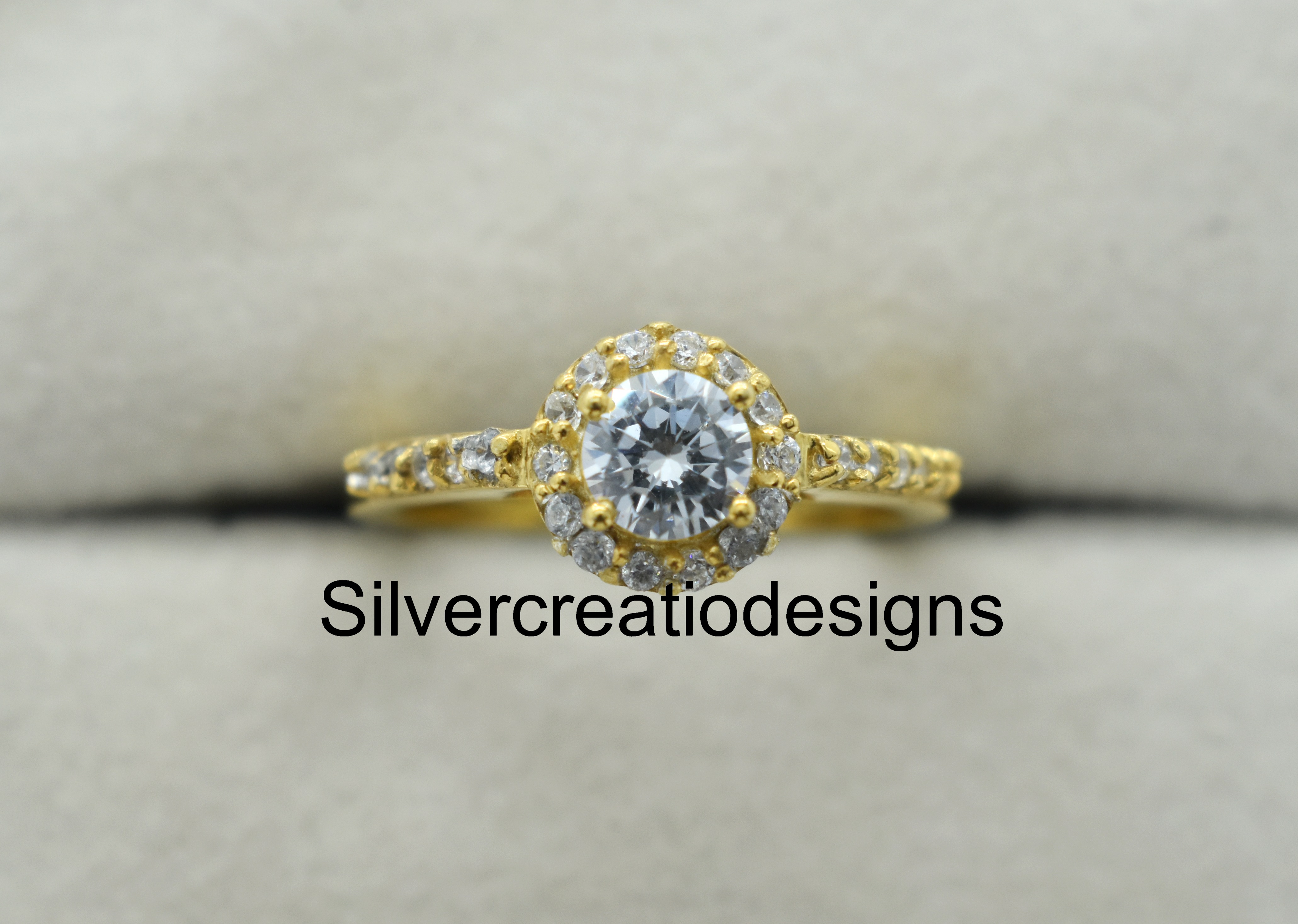 925 Sterling Silver Moissanite Statement Ring, 5mm Round Moissanite, Dainty Promise Ring, Wedding Jewelry, Anniversary Gift for Wife
