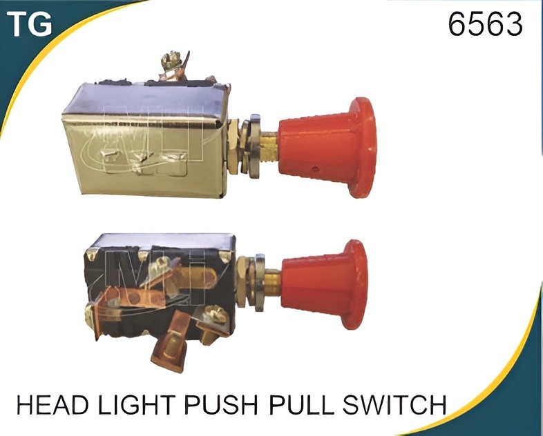 HEAD LIGHT PUSH-PULL TOGGLE SWITCH