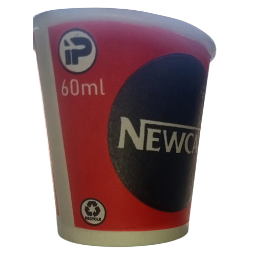 60 Ml Disposable Tea Cup - Color: Red