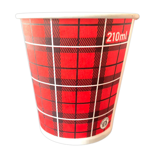 210 ML Disposable Paper Glass