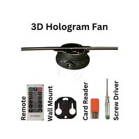 3d hologram display fan 42 cm