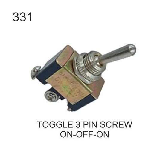 TOGGLE 3 PIN SCREW ON-OFF-ON