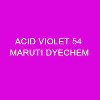 Acid Voilet 54 - Application: Wool
