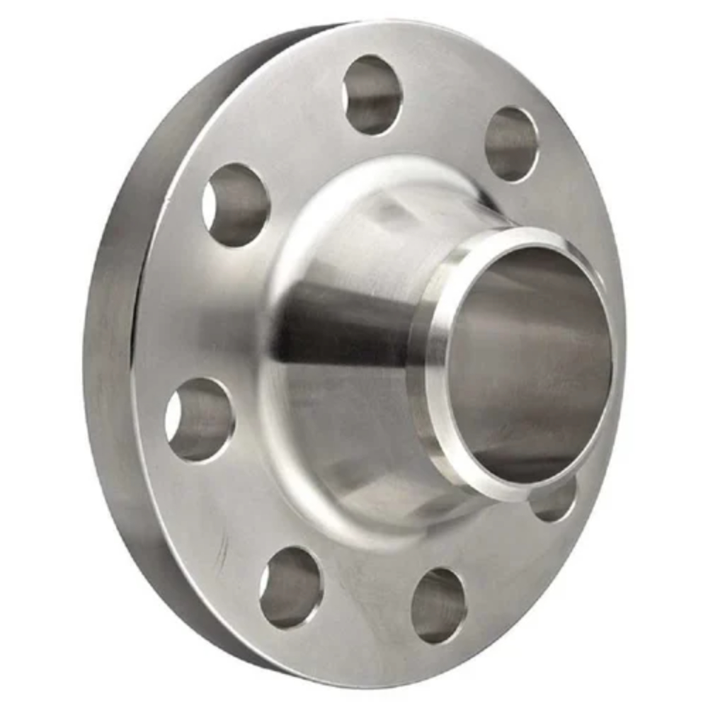 Weld Neck Flange - Color: Silver