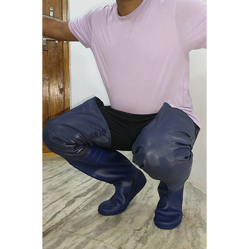 Valorous Farmer Boot - Pvc Upper Material, Black Color, Plain Style | Versatile Footwear For Rainy, Spring, Summer, And Winter Seasons