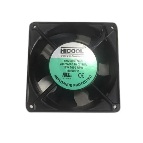 Hicool 12V Panel Fans - Color: Black