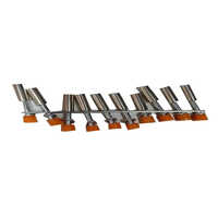 2 Way Short Link - Stainless Steel, 2.5 Millimeter Width, Silver Color | Durable, Polished Surface For Industrial Applications