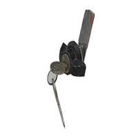 Panel Door Lock Keys - Zinc Material, Round Shape, 2 Keys Included | Coated Finish, Easy Installation For Commercial Use