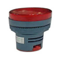 Red Indicator Light - Ceramic Material, 10w Rating | Vibrant Red Color, Led Lighting For Industrial Applications