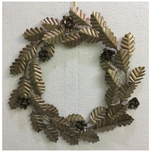 Deco-Cwh09 Metal Wall Decor Wreath - Feature: Durable