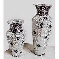 Dhflv-0182 Metal Flower Vase - Color: Silver