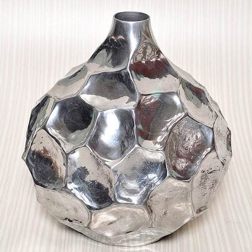 Dhflv-0247 Metal Flower Vase - Color: Silver