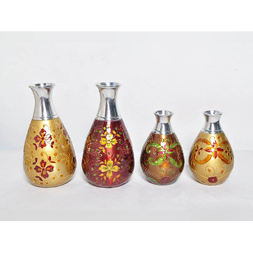 Dhflv-0168 Metal Flower Vase - Color: Multicolor