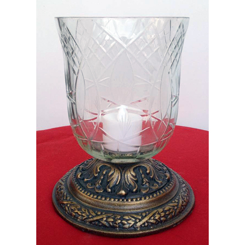 Arc-8042 Metal Decorative Hurican Candle Holder - Finishing: Polishing