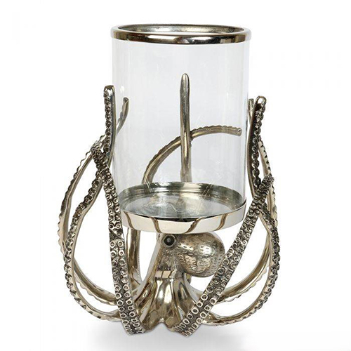 Arc-8101 Metal Decorative Hurican Candle Holder - Finishing: Polishing