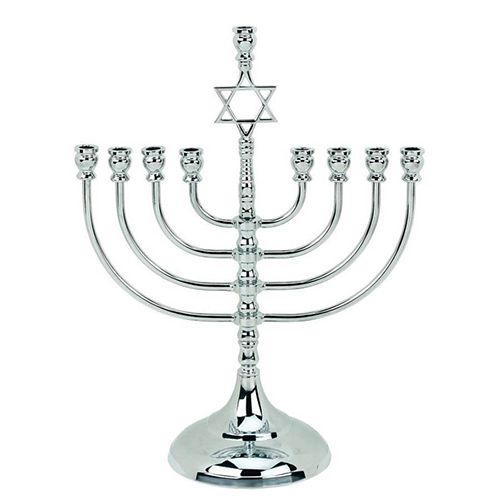 Dh-Mcd-0008 Menorah Candle Holder - Finishing: Polishing