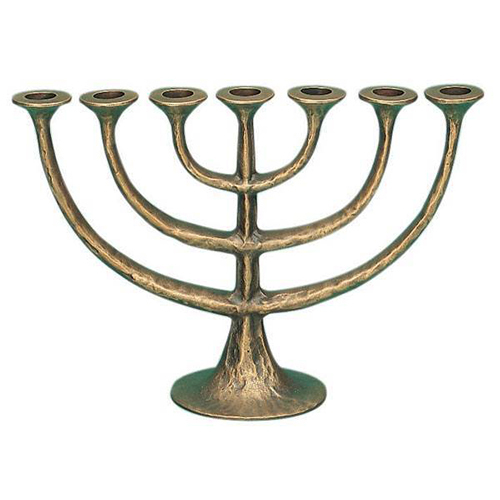 Dh-Mcd-0006 Metal Menorah Candle Holder - Finishing: Polishing