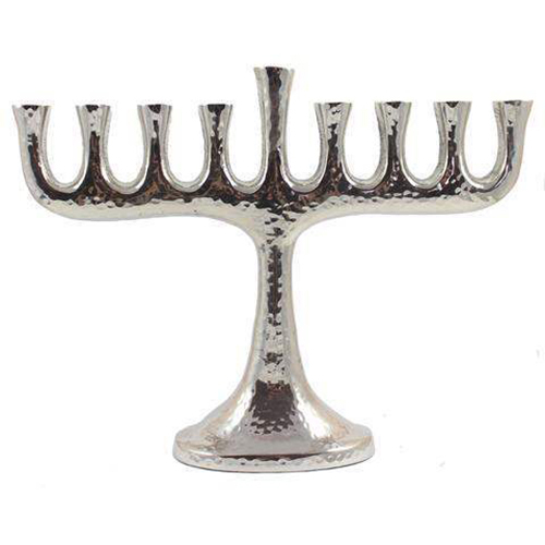 Dh-Mcd-0013 Metal Menorah Candle Holder - Finishing: Polishing