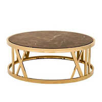 Deco-table0036 Metal Aluminium Table - Color: Golden
