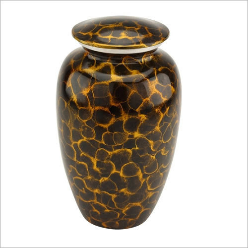 Dh-Tiger-Eye-002 Metal Cremation Urn - Color: Multicolor