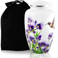 Dh-purple-003 Metal Cremation Urn - Color: Multicolor